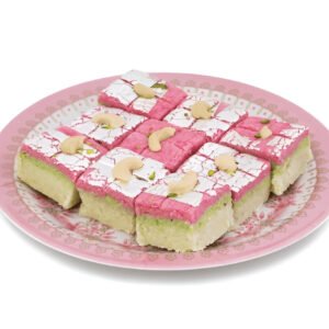 Pink Coconut Barfi