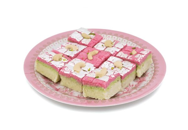 Pink Coconut Barfi
